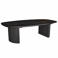 Giga Meubel Salontafel Feline - Deens Ovaal Zwart - 100cm
