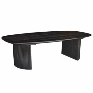 Salontafel Feline - Deens Ovaal Zwart - 100cm