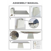 thumbnail: Giga Meubel Eettafel Avia - Beige Eco Composiet - 240cm