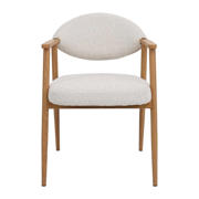 thumbnail: Giga Meubel Eetkamerstoel Karup - Beige/Naturel - Set van 2