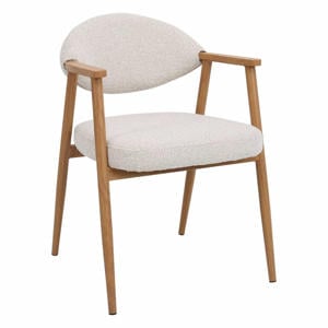 Eetkamerstoel Karup - Beige/Naturel - Set van 2