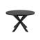 Giga Meubel Eettafel Vancouver Zwart Eiken Rond 120cm