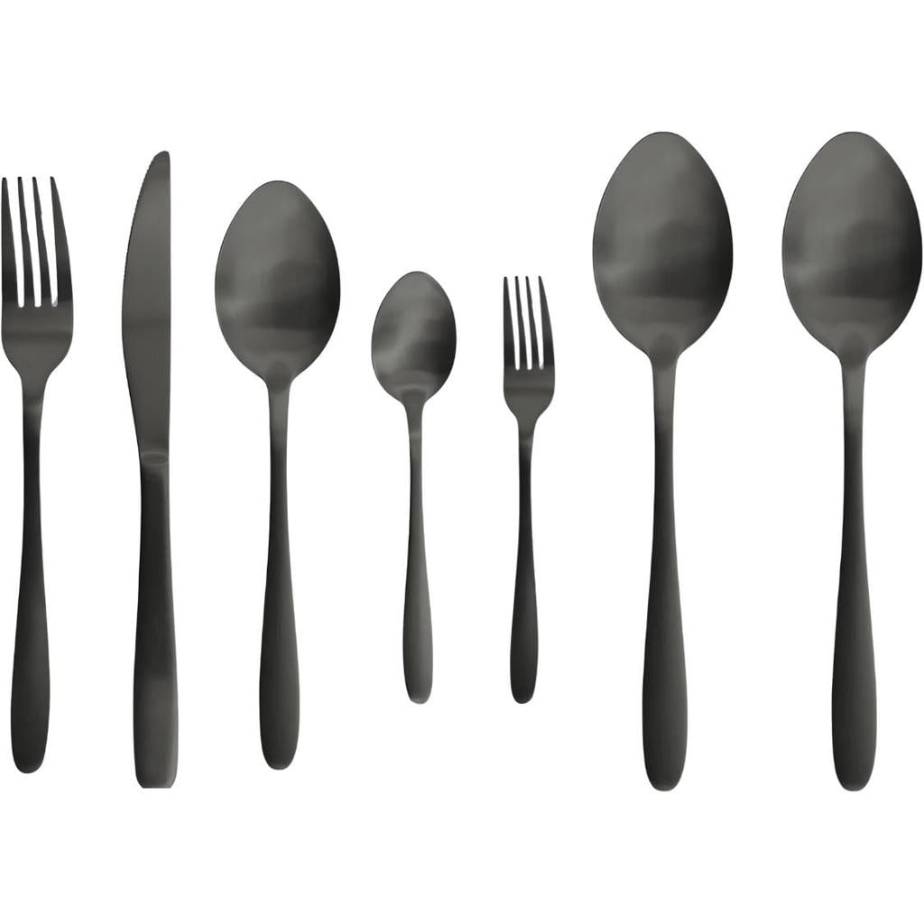 Studio Tavola Bestekset - Classic - Zwart - 42-delig / 8 personen