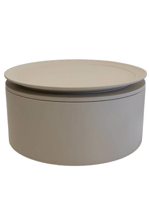Salontafel Byske Rond - Beige - 80x80x35cm