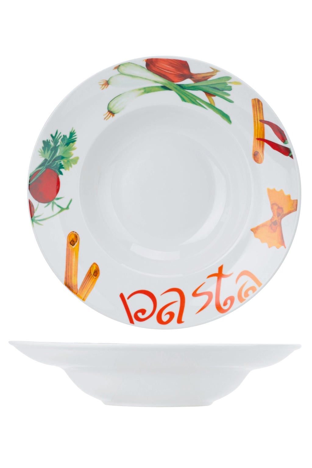 Cosy & Trendy Diepe Borden / Pastaborden - Pasta ø 27 cm - 4 Stuks