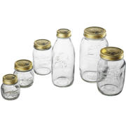 thumbnail: Bormioli Rocco Weckpotten Quattro Stagioni - ø 11 cm / 1 liter - 6 stuks