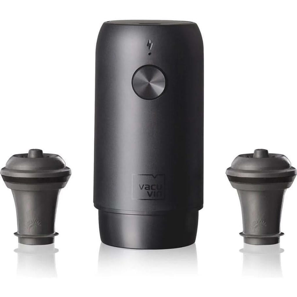 Vacu Vin Elektrische Wine Saver Vacuümpomp + 2 Doppen