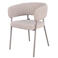 Giga Meubel Eetkamerstoel Malilla - Beige Stof - Set van 2