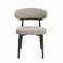 Giga Meubel Eetkamerstoel Milan - Beige/Brons Stof - Set van 2
