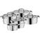 WMF 5-delige pannenset - zilver