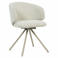 Giga Meubel Eetkamerstoel Sueca - Beige Stof - Draaibaar (set van 2)
