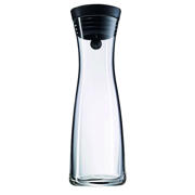 thumbnail: WMF Karaf / Waterkaraf - Basic - Drupvrij - Zwart / Zilver - 1 liter