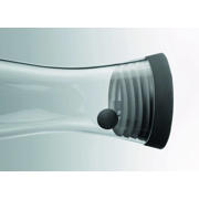 thumbnail: WMF Karaf / Waterkaraf - Basic - Drupvrij - Zwart / Zilver - 1 liter