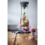 thumbnail: WMF Karaf / Waterkaraf - Basic - Drupvrij - Zwart / Zilver - 1 liter