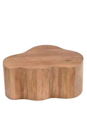 Salontafel Moos - Organisch Naturel Hout - 70x50x30cm
