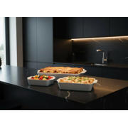thumbnail: Cookinglife Ovenschalen Aardewerk Set - 3 Stuks