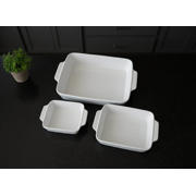 thumbnail: Cookinglife Ovenschalen Aardewerk Set - 3 Stuks