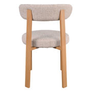 thumbnail: Giga Meubel Eetkamerstoel Lagan - Beige/Naturel Stof - Set van 2