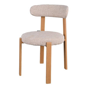 Eetkamerstoel Lagan - Beige/Naturel Stof - Set van 2 