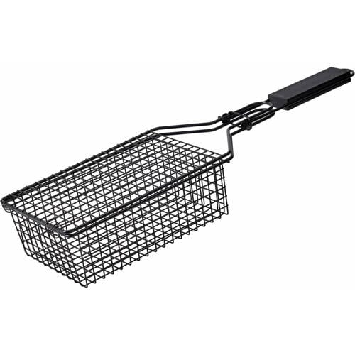 Cookinglife BBQ Grillmand Fire & Flavour 24 x 14 x 9 cm Non-Stick Metaal – Zwart