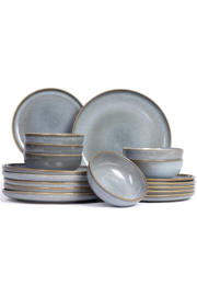thumbnail: ASA Selection Serviesset Saisons - Denim 18 delig / 6 personen - 6 dinerborden, 6 ontbijtborden en 6 kommen