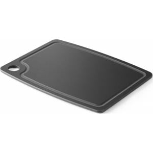 Snijplank antislip - vaatwasserbestendig - zwart houtvezel - 37 x 27.5 cm