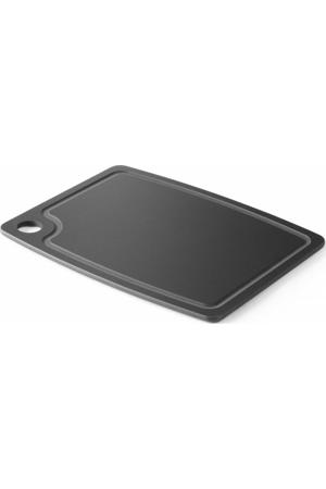 Snijplank antislip - vaatwasserbestendig -  zwart houtvezel - 37 x 27.5 cm
