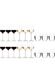 thumbnail: Chef & Sommelier Wijnglazenset Sublym (Rode wijnglazen & Witte wijnglazen & Waterglazen) - 18 delige set - 6 rode wijnglazen, 6 witte wijnglazen en 6 waterglazen