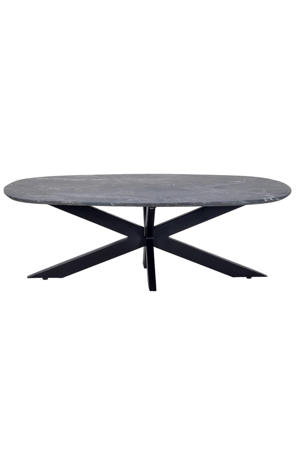 Salontafel Richy - Zwart Marmer - 120x70x38cm