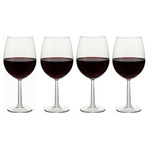 Rode Wijnglazen Milena 580 ml - 4 Stuks