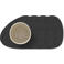 LIND DNA LIND DNA Onderzetters Nupo - Leer - Black - 13 x 11 cm - 4 Stuks