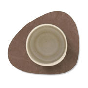 thumbnail: LIND DNA LIND DNA Onderzetters Nupo - Leer - Brown / Sand - dubbelzijdig - 13 x 11 cm - 4 Stuks