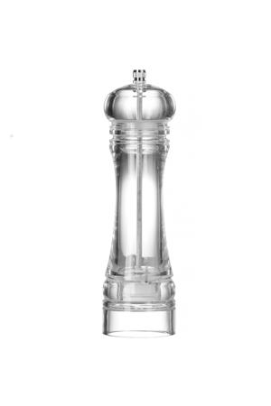 Pepermolen Rocca Transparant - RVS Molen - 21.5 cm