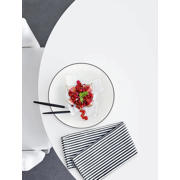 thumbnail: ASA Selection Dinerborden A Table Ligne Noire ø 26.5 cm - 4 stuks