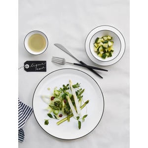 Dinerborden A Table Ligne Noire ø 26.5 cm - 4 stuks