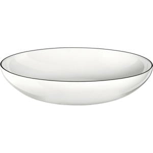 Diepe Borden / Pastaborden A Table Ligne Noire ø 22 cm - 4 Stuks
