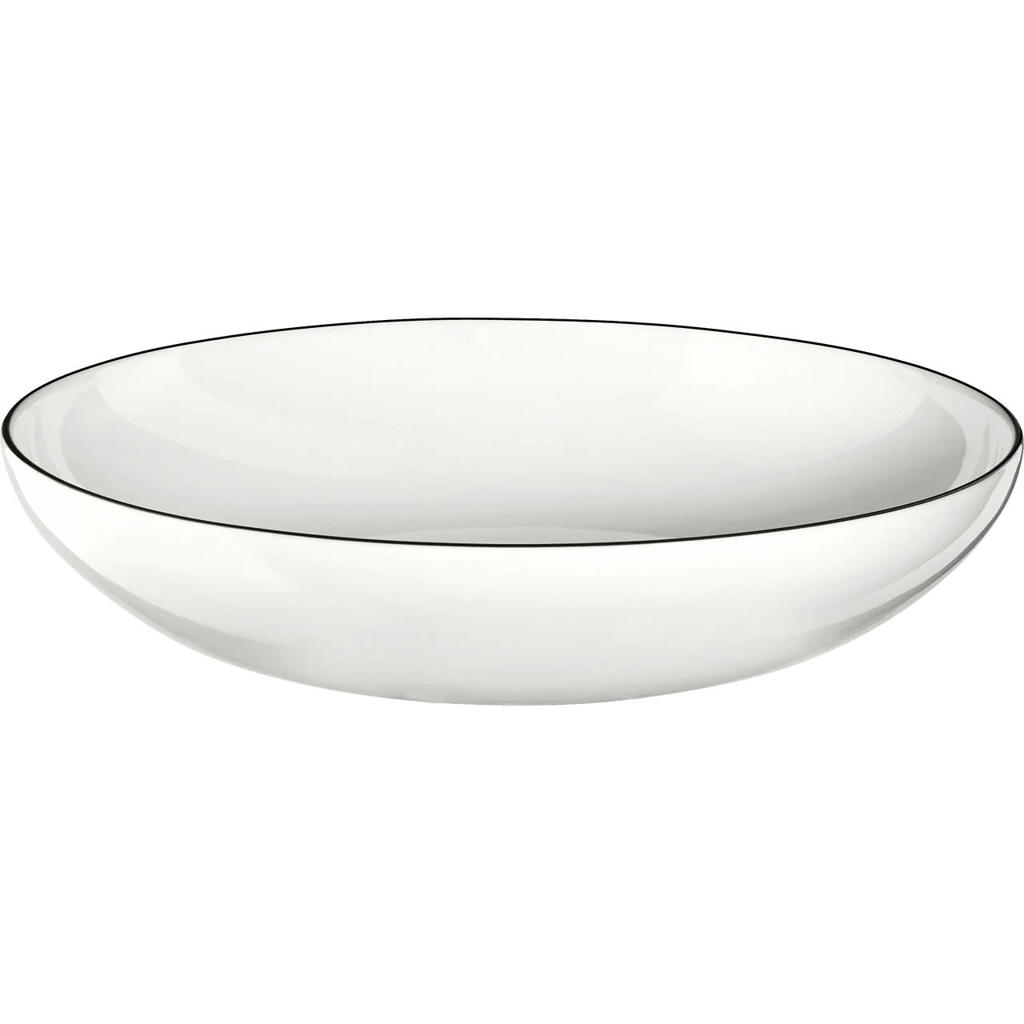 ASA Selection Diepe Borden / Pastaborden A Table Ligne Noire ø 22 cm - 4 Stuks