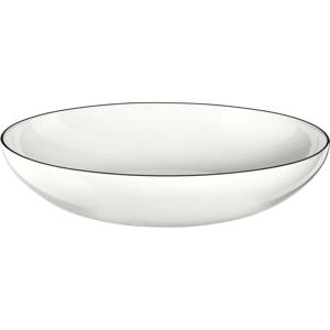 Diepe Borden / Pastaborden A Table Ligne Noire ø 22 cm - 4 Stuks