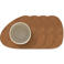 LIND DNA LIND DNA Onderzetters Nupo - Leer - Nature - 13 x 11 cm - 4 Stuks