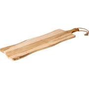 thumbnail: Cookinglife Serveerplank / Tapasplank - Teak - 69 x 20 cm - Houten Plank voor Hapjes en Gerechten