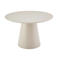 Giga Meubel Eettafel Kalix - Rond Beige - 120x120x77cm