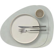 thumbnail: LIND DNA LIND DNA Placemats Nupo - Leer - Metallic - Curved - 44 x 37 cm - 2 Stuks