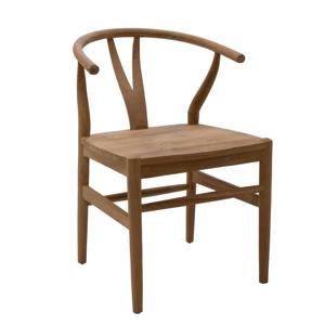Eetkamerstoel Skye - Teakhout - Naturel - Set van 2