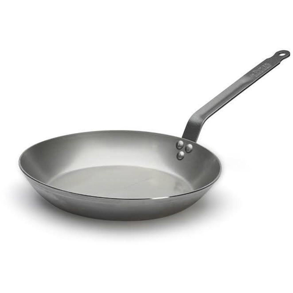 de Buyer Koekenpan Lyonnaise Carbone Plus - Plaatstaal - ø 24 cm - zonder anti-aanbaklaag