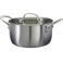 Cookinglife  Kookpan met Glazen Deksel Signature Steel - RVS - ø 20 cm / 2.2 Liter - geschikt voor alle warmtebronnen