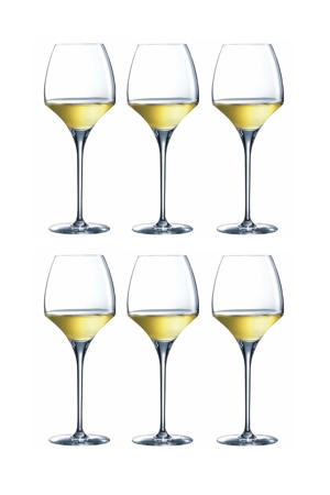Witte Wijnglazen Open Up - 400 ml - 6 stuks - 6 witte wijnglazen van 400 ml