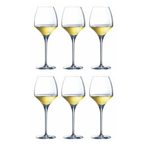 Witte Wijnglazen Open Up - 400 ml - 6 stuks - 6 witte wijnglazen van 400 ml