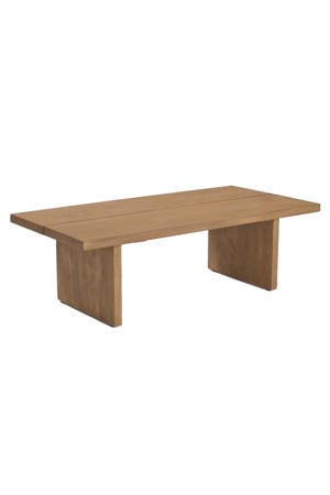 Salontafel Espoo - Rechthoek Naturel Hout - 120x60x36cm