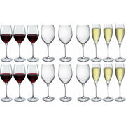 thumbnail: Bormioli Rocco Wijnglazenset Premium (Wijnglazen & Champagneglazen) - 18 delige set