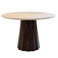 Giga Meubel Eettafel Faiza - Rond - Marmer - 120cm